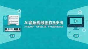 AI音乐视频创作8步法：从写歌到成片，无需专业功底，新手也能快速出作品