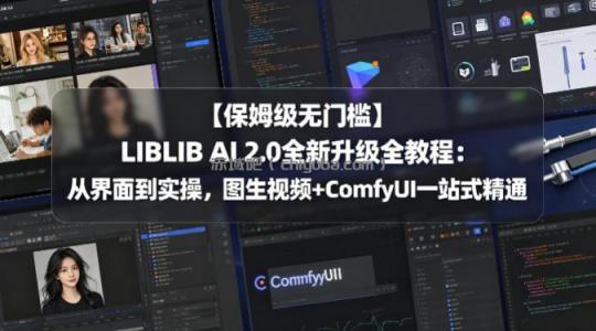 【保姆级无门槛】LIBLIB AI 2.0全新升级全教程：从界面到实操，图生视频+ComfyUI一站式精通