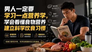 付费文章：男人一定要学习一点营养学，学会看懂食物营养建立科学饮食习惯