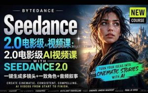 字节跳动的Seedance 2.0 AI电影视频生成制作教程，一键生成多镜头+一致角色+音频叙事-中英字幕