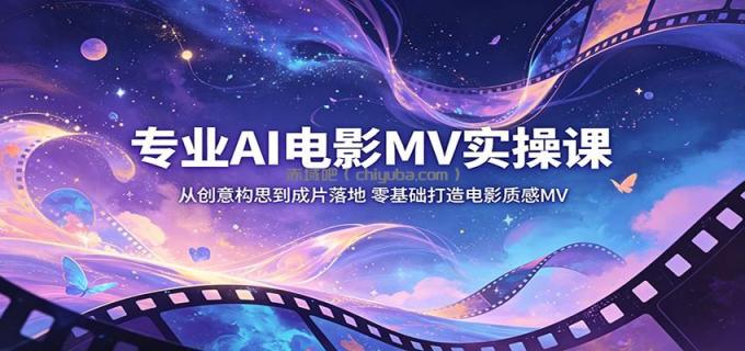 专业AI电影MV实操课：从创意构思到成片落地，零基础打造电影质感MV