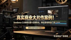 真实商业大片作案例！Seedance 2.0参数设置+后期优化，教你落地商业广告
