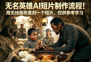 无名英雄AI短片制作流程！用无线画布复刻一个短片，仅供参考学习