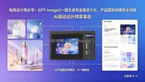 电商设计师必学：GPT-Image2一键生成专业视觉大片，产品图到详情页全流程