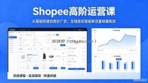 Shopee高阶运营课-2026年5月更新，从基础搭建到高阶广告，全链路实操破解流量销量瓶颈