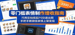 零门槛表情制作增收指南：巧用豆包搭配 PS 快速出图，手把手教微信表情上架变现