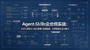Agent Skills企业级实战：Skill工程定义+运行原理+实践指南，从零搭建企业AI能力