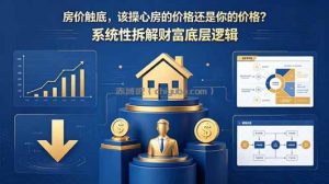 付费文章：房价触底，该操心房的价格还是你的价格？系统性拆解财富底层逻辑