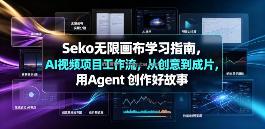 Seko无限画布学习指南，AI视频项目工作流，从创意到成片，用Agent 创作好故事