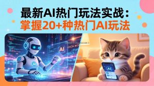 20招AI热门玩法实战：影视级出塞+阐教金仙+山海经变幻/等等，解锁百万流量密码