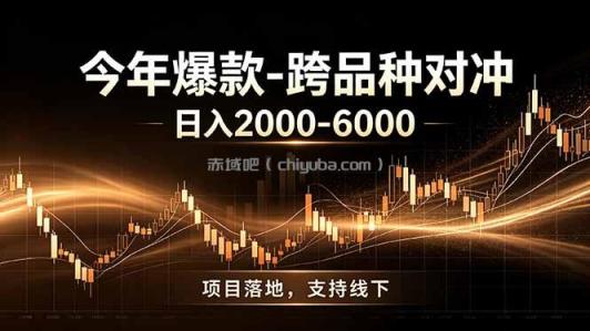 全新跨品种对冲模式上线！日稳定盈利 2000-6000，合规长久可批量放大