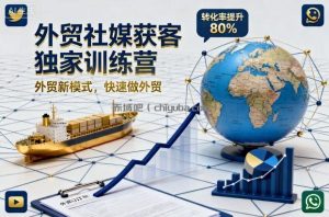 外贸社媒获客独家训练营，外贸新模式，快速做外贸(更新26年6月)