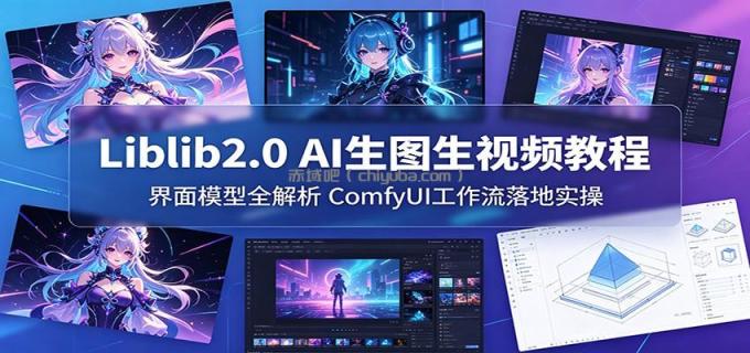 Liblib2.0 AI生图生视频教程：界面模型全解析，ComfyUI工作流落地实操