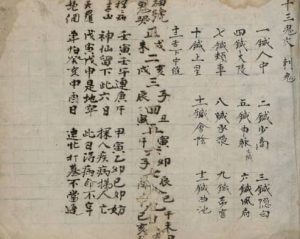 中医古籍手抄本：鬼门十三针法解析
