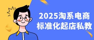 2025淘系电商私教：标准化起店盈利