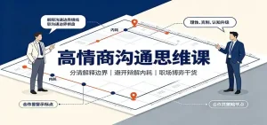 高情商沟通思维课：分清解释边界，避开辩解内耗，职场博弈干货