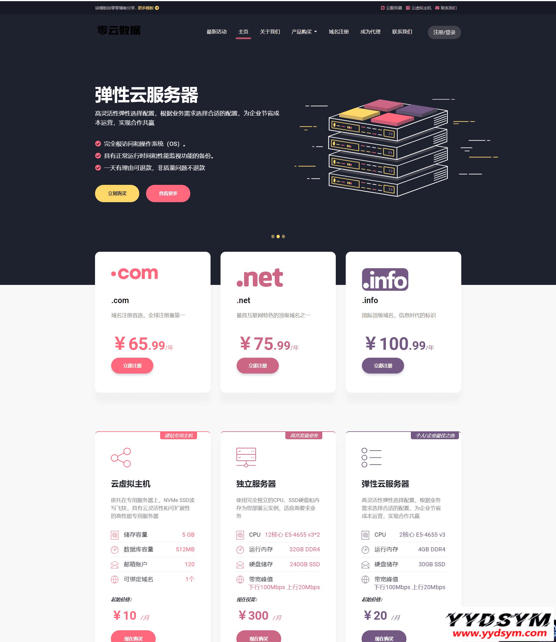 魔方财务主题模板源码-Lolipa-虚拟主机主题模板源码