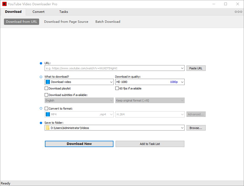 Robin Video Downloader YouTube视频下载转换工具