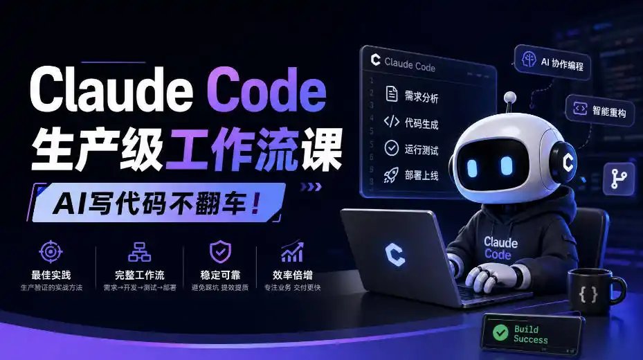 Claude Code生产级工作流课，AI写代码不翻车！【原创双语字幕】