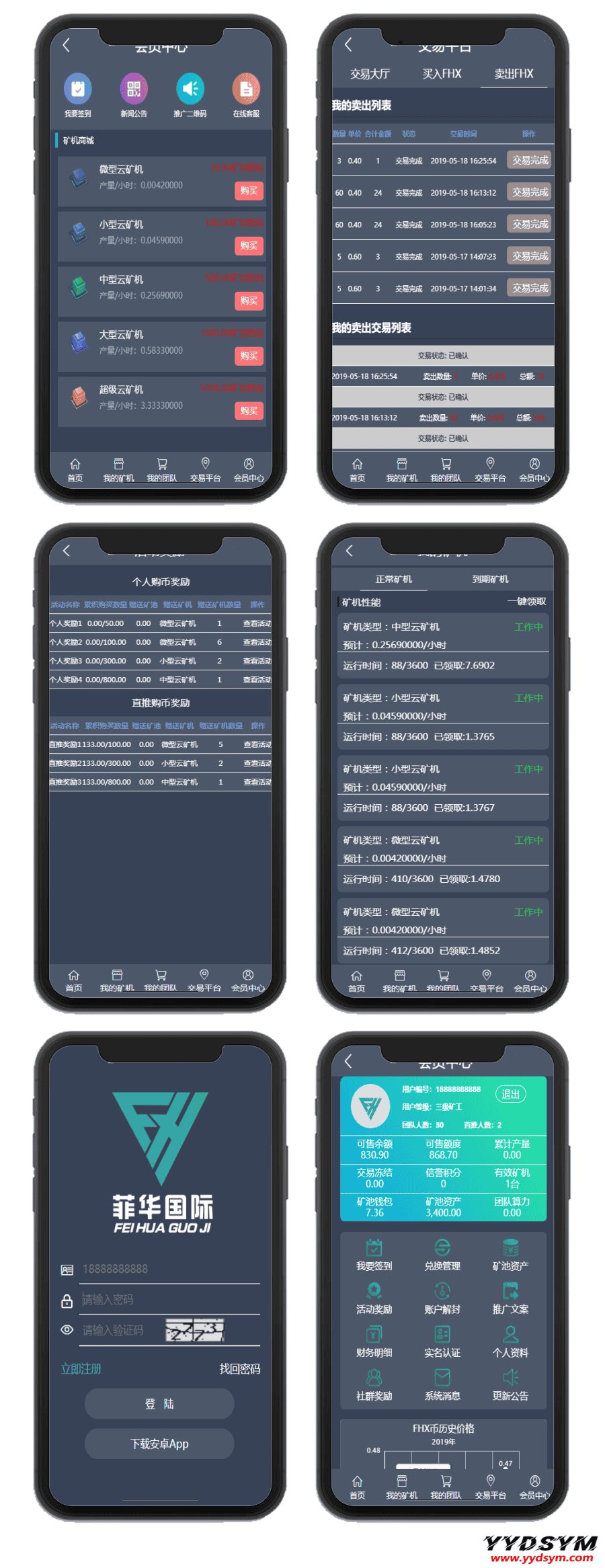 【CBT云矿机区块源码】全新灰色UI版本+矿机CBT+MTC释放源码+挖矿矿池云矿机平台游戏OTC