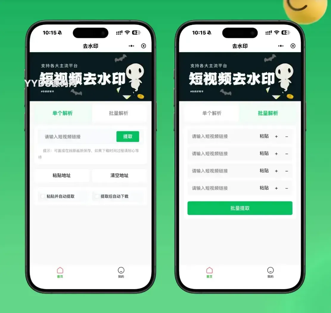 2026最新去水印小程序源码 v1.6.5 带流量主