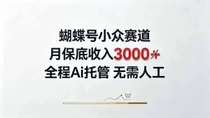 视频号小众领域，月收入3000+， 全程Ai托管操作 新人2天学会！