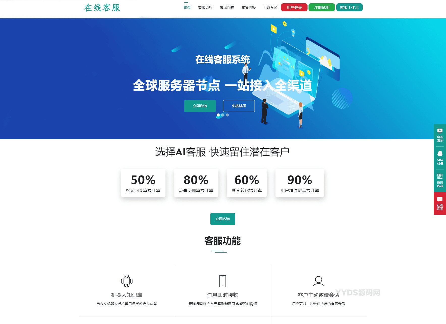 运营级在线客服系统源码 附教程